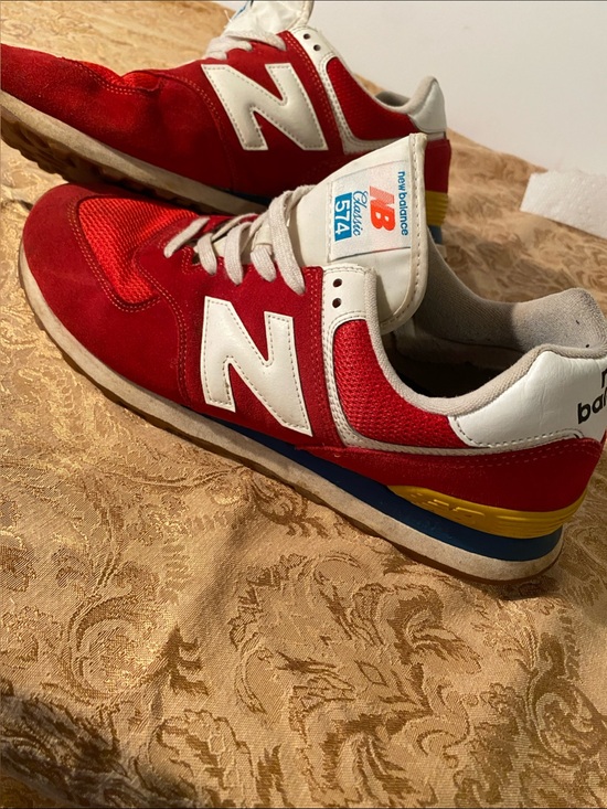 New Balance Other - New Balance Classic 574 - Red Sneakers